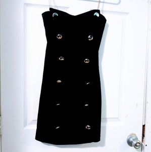 Black Love Culture Mini Dress Medium